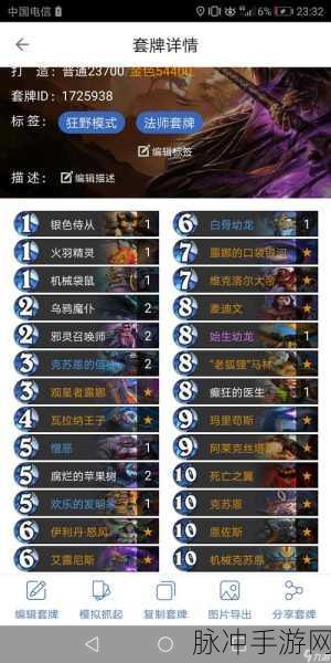 炉石传说新版娱乐龙鹰法卡组全解析