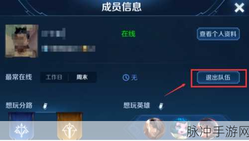 王者荣耀小队退出攻略全解析