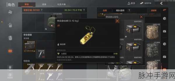 深度解析暗区突围身份牌的多样用途