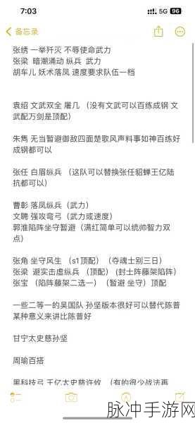 三国志战略版吕布八大最强阵容全解析