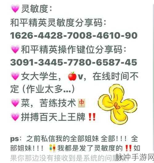 和平精英改名秘籍大公开，你想知道的都在这！