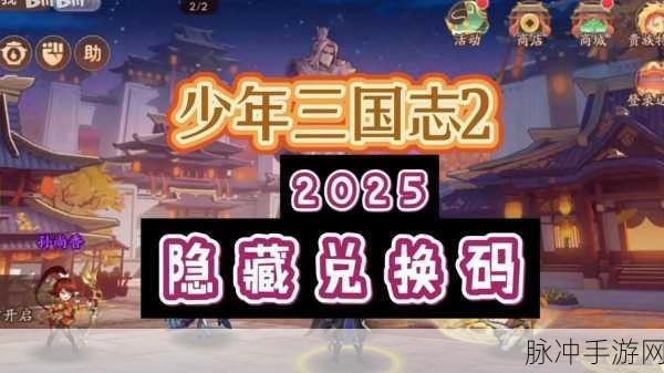 少年三国志 2 最新通用礼包码全攻略