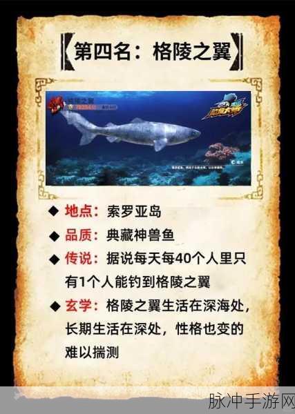 欢乐钓鱼大师稀有鱼类大揭秘