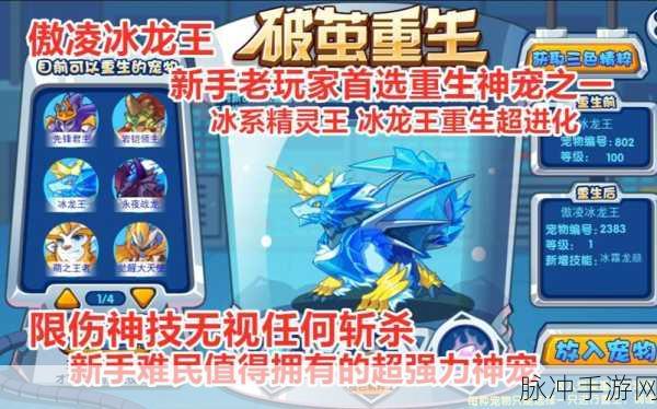 洛克王国手游，冰龙王获取秘籍大公开