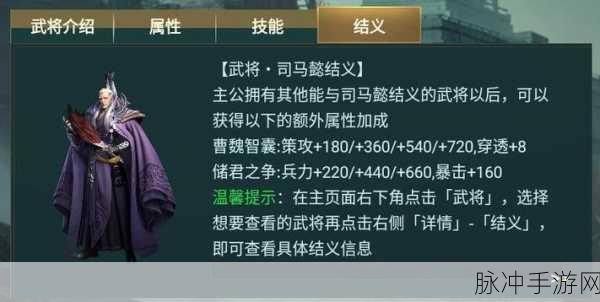 城主天下，司马懿称霸秘籍 技能装备全解析