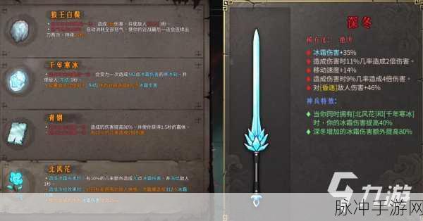 暖雪手游，各流派顶级搭配与装备选取全指南