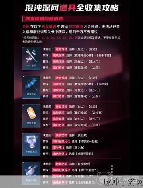 恋与深空混沌深网畅玩指南