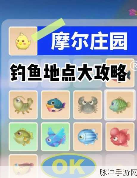 摩尔庄园手游，花罗汉鱼位置全揭秘