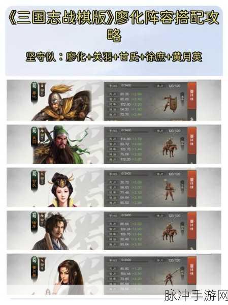 三国志战棋版武将搭配秘籍大公开