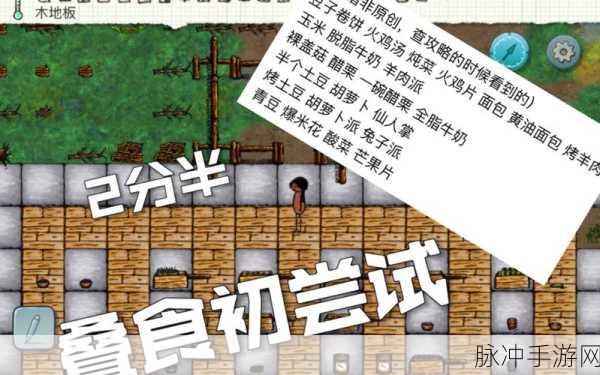 希望之村快速叠食物秘籍大公开