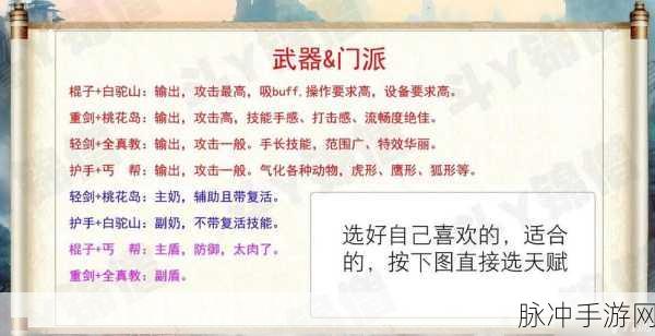 射雕手游丐帮技能精妙搭配指南