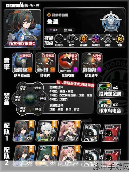 绝区零朱鸢技能升级策略全解析