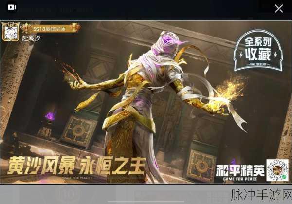 和平精英沙丘之主与木乃伊皮肤价格大揭秘