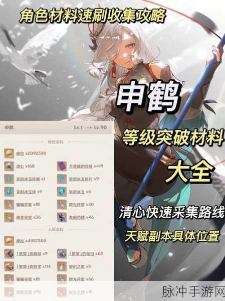 原神申鹤天赋突破材料全解析