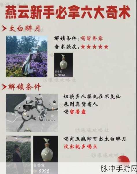 燕云十六声阴阳迷踪步奇术获取全攻略