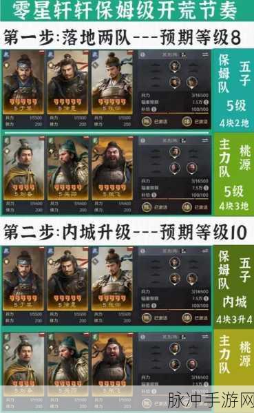 三国志战棋版新手必知的开荒队伍秘籍