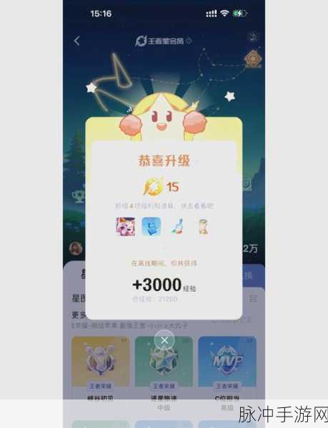 王者荣耀星会员速升 15 级秘籍大公开