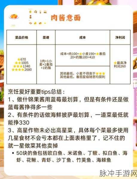 解忧小村落食谱秘籍，解锁美味之旅