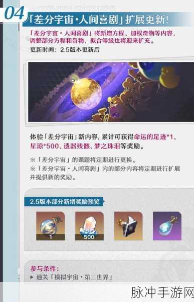 崩坏星穹铁道异器盈界活动上线时间及详细攻略