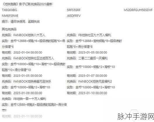 地铁跑酷 2024 影子兑换码永久有效 呼和浩特专属福利大揭秘