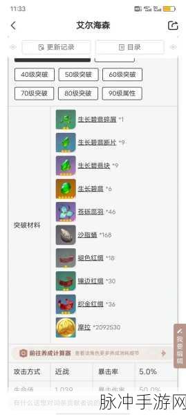 原神万相石，突破材料的详细解析与应用
