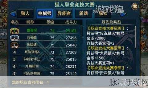 王者猎人攻略，黄金徽章获取与使用全指南