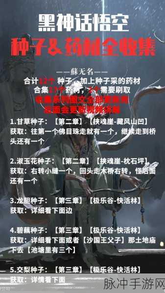 黑神话悟空，参势丸丹方获取秘籍大揭秘