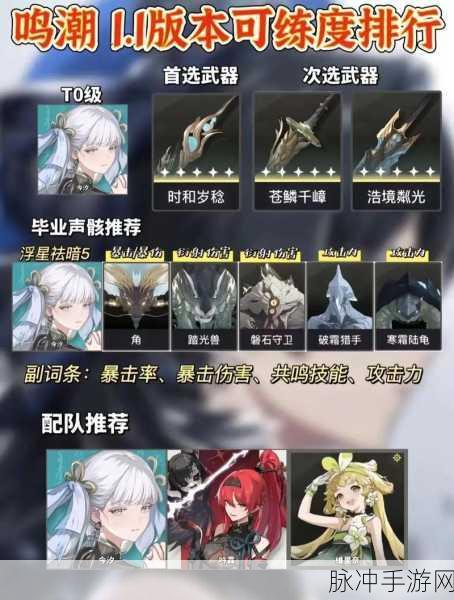鸣潮秧秧共鸣链添加与选择全指南