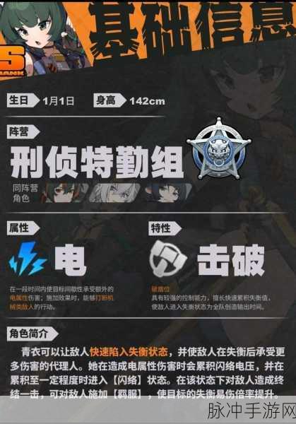 绝区零青衣配队秘籍，打造最强阵容攻略