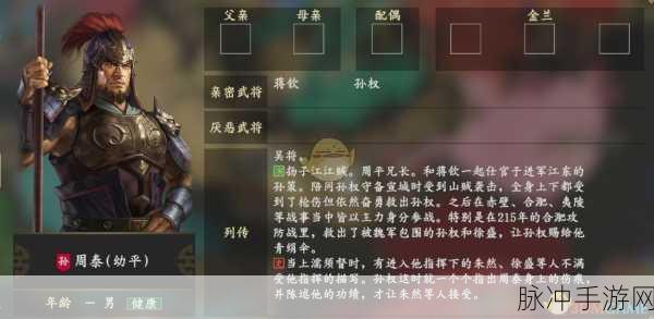三国志战略版 S3 周泰觉醒强度深度剖析