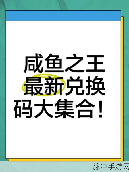咸鱼之王，2024 年最新永久有效激活码全揭秘