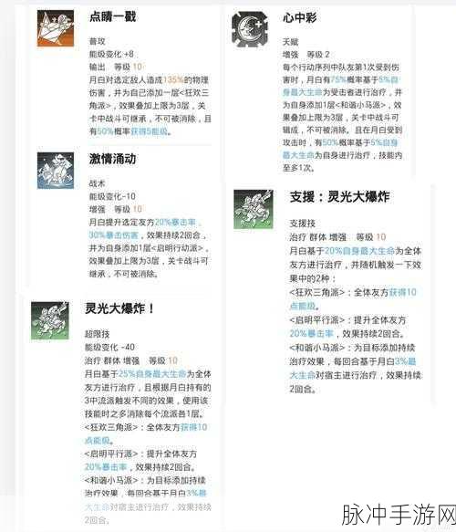 新月同行角色派系全解析，带你畅玩游戏世界