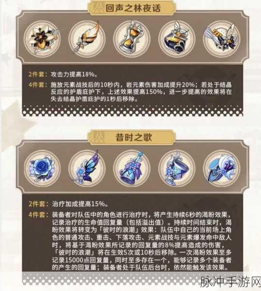 原神昔时之歌适配角色全解析