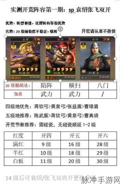 三国志战略版，五星武将开荒秘籍大公开