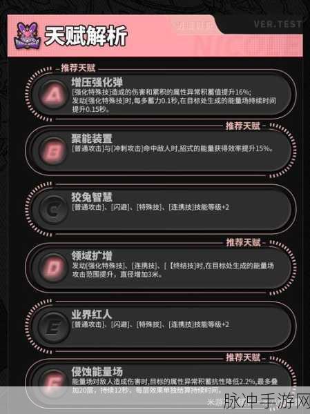 绝区零妮可驱动盘搭配全攻略