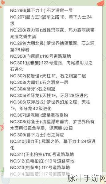 口袋妖怪漆黑的魅影金手指全攻略