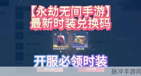 探索永劫无间手游，兑换码输入与使用全攻略