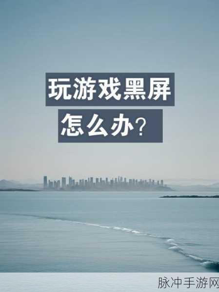 中国式网游黑屏进不去？别急，看这里！