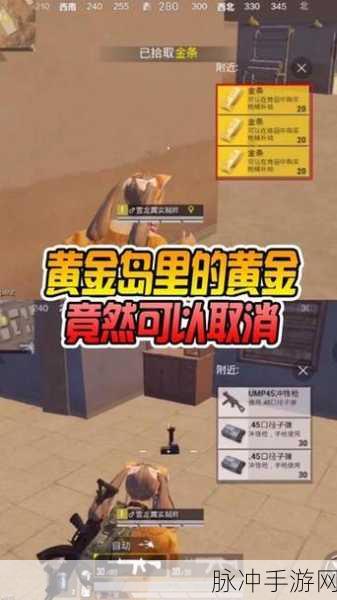 和平精英，黄金岛消失与进入之谜
