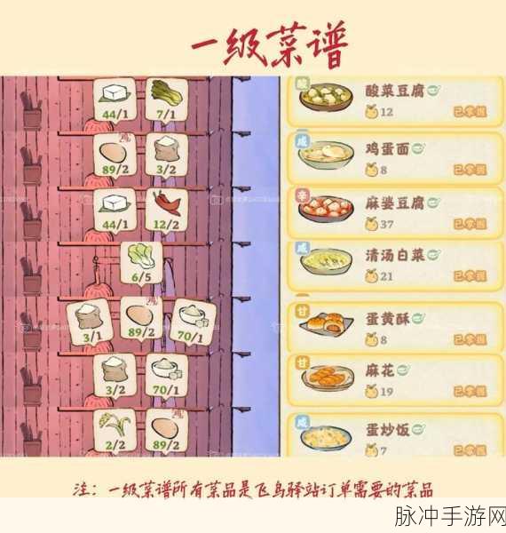 桃源深处有人家，详尽食谱菜谱配方大揭秘