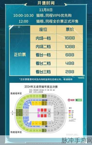 王者荣耀 2024 KPL 秋季赛总决赛门票全攻略