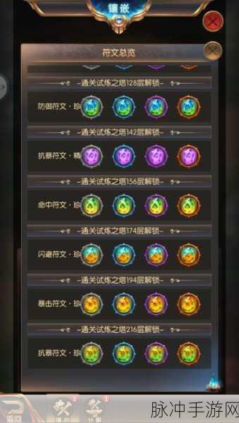 元素勇士，符文系统深度解析与强化指南