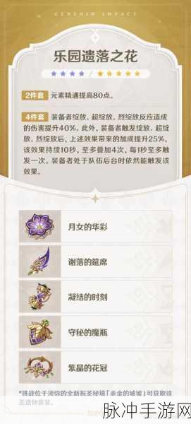 原神烬城勇者绘卷圣遗物效果全解析