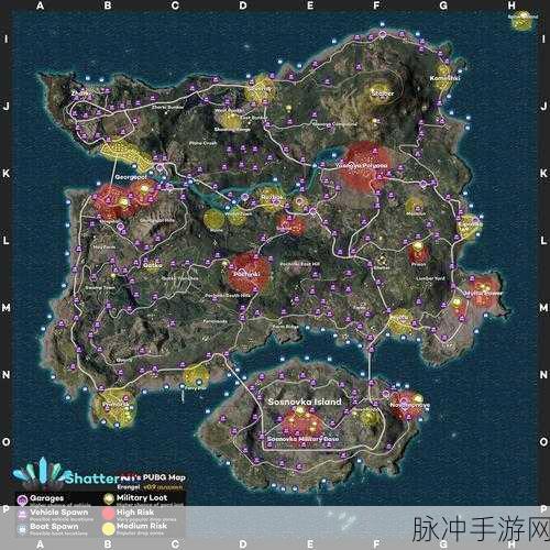 SOS 大逃杀，地图资源点详尽解析