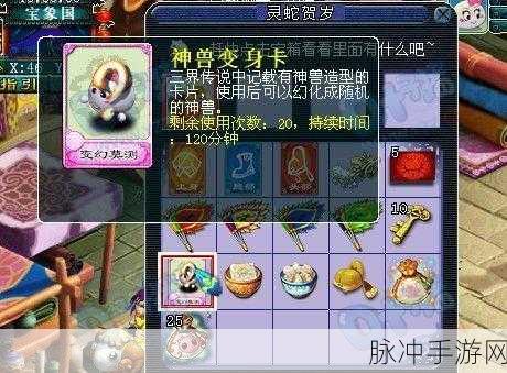 梦幻西游年卡奖励全解析，惊喜不断等你来