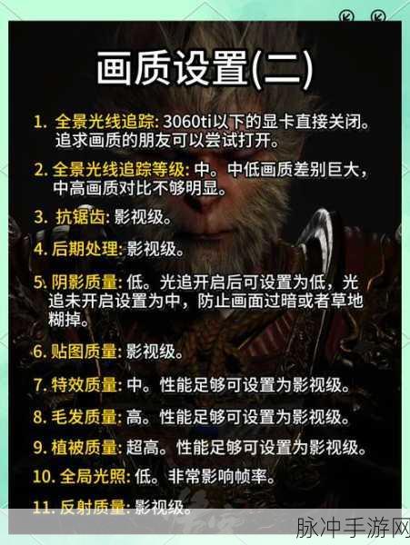 黑神话悟空，画质清晰度调整全攻略