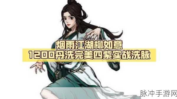 烟雨江湖柳如意武学完美搭配指南