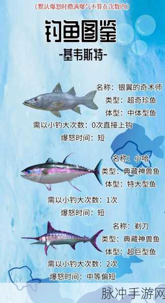 欢乐钓鱼大师 T3 新地图鱼类全攻略