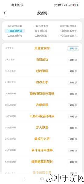 三国杀 2024 激活码，永久畅玩的神秘钥匙
