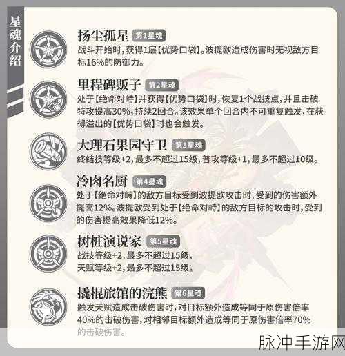 崩坏星穹铁道波提欧技能全解析